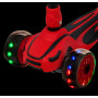 Самокат-кикборд Novatrack RainBow, для детей, двухцветная платформа, складной механизм на руле, ш