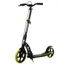 Самокат для детей NOVATRACK DEFT PRO алюм., амортизатор, колеса 230*200 мм PU, эргономичный Y-руль с