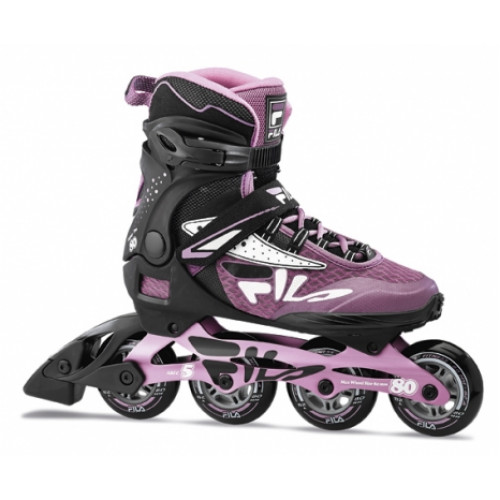 Роликовые коньки женские FILA LEGACY PRO 80 LADY BLCK/LGHTBL