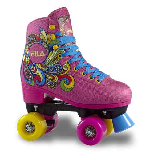 Роликовые коньки - квады Fila - Bella Pink