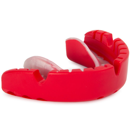 Капа OPRO Self-Fit GEN3 Gold Braces - Red/Pearl