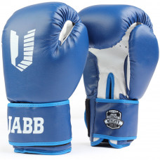 Перчатки бокс.(иск.кожа) Jabb JE-4068/Basic Star синий 8ун.