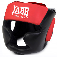 Шлем бокс.(иск.кожа) Jabb JE-2090 черный/красный M
