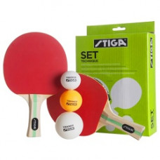 STIGA Technique Set (2 ракетки+3 шарика)