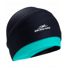 Шапочка для плавания Duplo Black/Aquamarine, полиамид