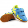 Полуботинки кроссовые дет. Furia indoor Velcro 20blue/lime