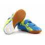 Полуботинки кроссовые дет. Furia indoor Velcro 20blue/lime