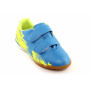 Полуботинки кроссовые дет. Furia indoor Velcro 20blue/lime
