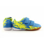 Полуботинки кроссовые дет. Furia indoor Velcro 20blue/lime
