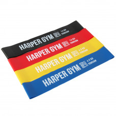 Набор замкнутых эспандеров Harper Gym NT4 шт (нагрузка 4,5/6,5/кг)