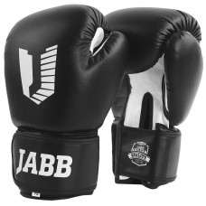 Перчатки бокс.(иск.кожа) Jabb JE-4068/Basic Star черный 8ун.