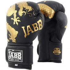 Перчатки бокс.(иск.кожа) Jabb JE-4070/Asia Gold Dragon черный 10ун.