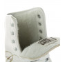 Фигурные коньки PARIS LUX fur с подсветкой