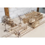 Конструктор 3D-пазл Ugears - Переезд (с рельсами) Ugears 70014