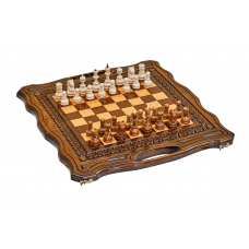 Шахматы + нарды резные Бриз-2 50, Haleyan