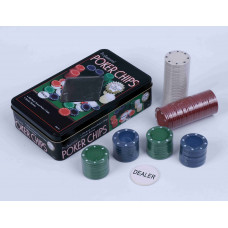 100 Фишек Для Покера Holdem Light с номиналом, Partida