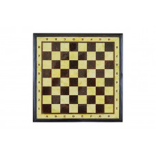 Шахматная доска малая с рамкой из янтаря 25*25