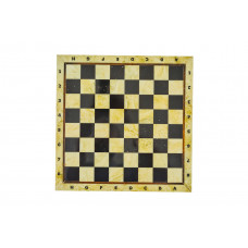 Шахматная доска из янтаря малая без рамки 25*25