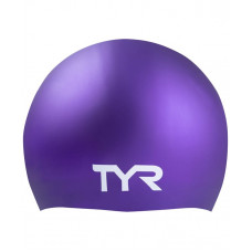 Шапочка для плавания Long Hair Wrinkle-Free Silicone Cap, силикон, LCSL/510, фиолетовый