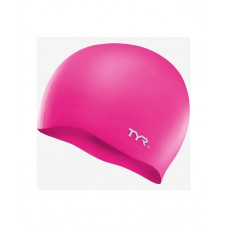 Шапочка для плавания Wrinkle Free Silicone Cap, силикон, LCS/693, розовый