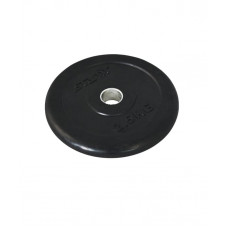 Диск обрезиненный BB-202, d=26 мм, черный, 2,5 кг