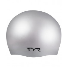 Шапочка для плавания Wrinkle Free Silicone Cap, силикон, LCS/040, серебристый