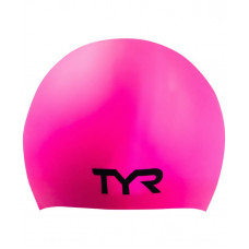Шапочка для плавания Long Hair Wrinkle-Free Silicone Cap, силикон, LCSL/693, розовый
