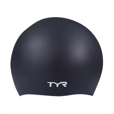 Шапочка для плавания Wrinkle Free Silicone Cap, силикон, LCS/001, черный