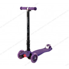 Самокат детский CITY-RIDE 57х22х90см Black/Violet