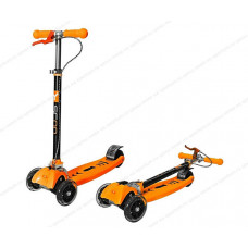 Самокат Y-SCOO MAXI CITY RT Simple Gagarin трансформер с ручным тормозом Orange