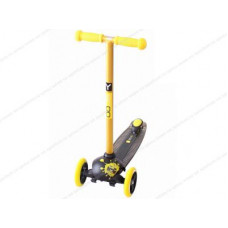 Самокат Y-SCOO RT TRIO DIAMOND 120 Monsters 1 высота с блокировкой колес Yellow Zerro