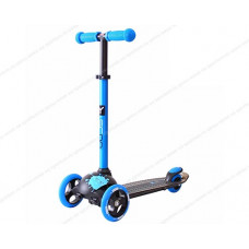 Самокат Y-SCOO RT TRIO DIAMOND 120 Monsters 3 высоты с блокировкой колес Blue Ziggi