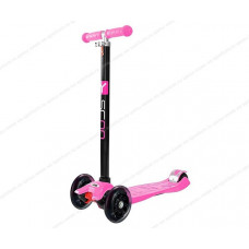 Самокат Y-SCOO maxi A-20 Shine со светящими колесами, Pink