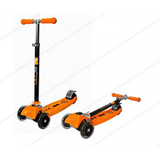Самокат Y-SCOO MAXI CITY RT Simple Gagarin трансформер orange